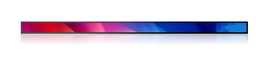 [DSN-STR-011] DigiSIGN Stretch Bar Signage 90 cm x 8 cm
